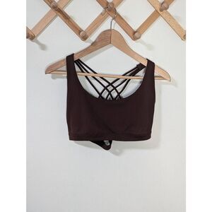 Victoria's Secret Women's Brown Strappy Bralette - Size L